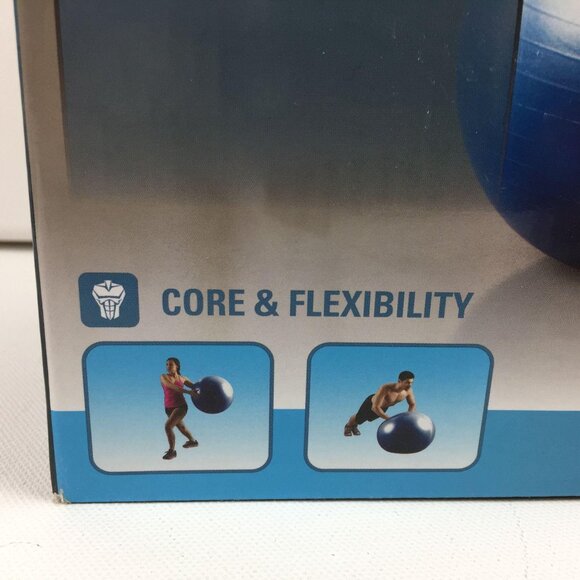 Golds Gym Anti-Burst Body Ball 65 CM For Core Flexibility Includes Pump Chart - Picture 10 of 13